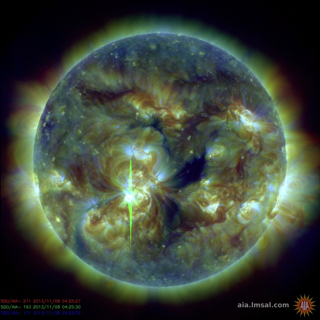 Solar Flare AR1890  Nov. 8th, 2013